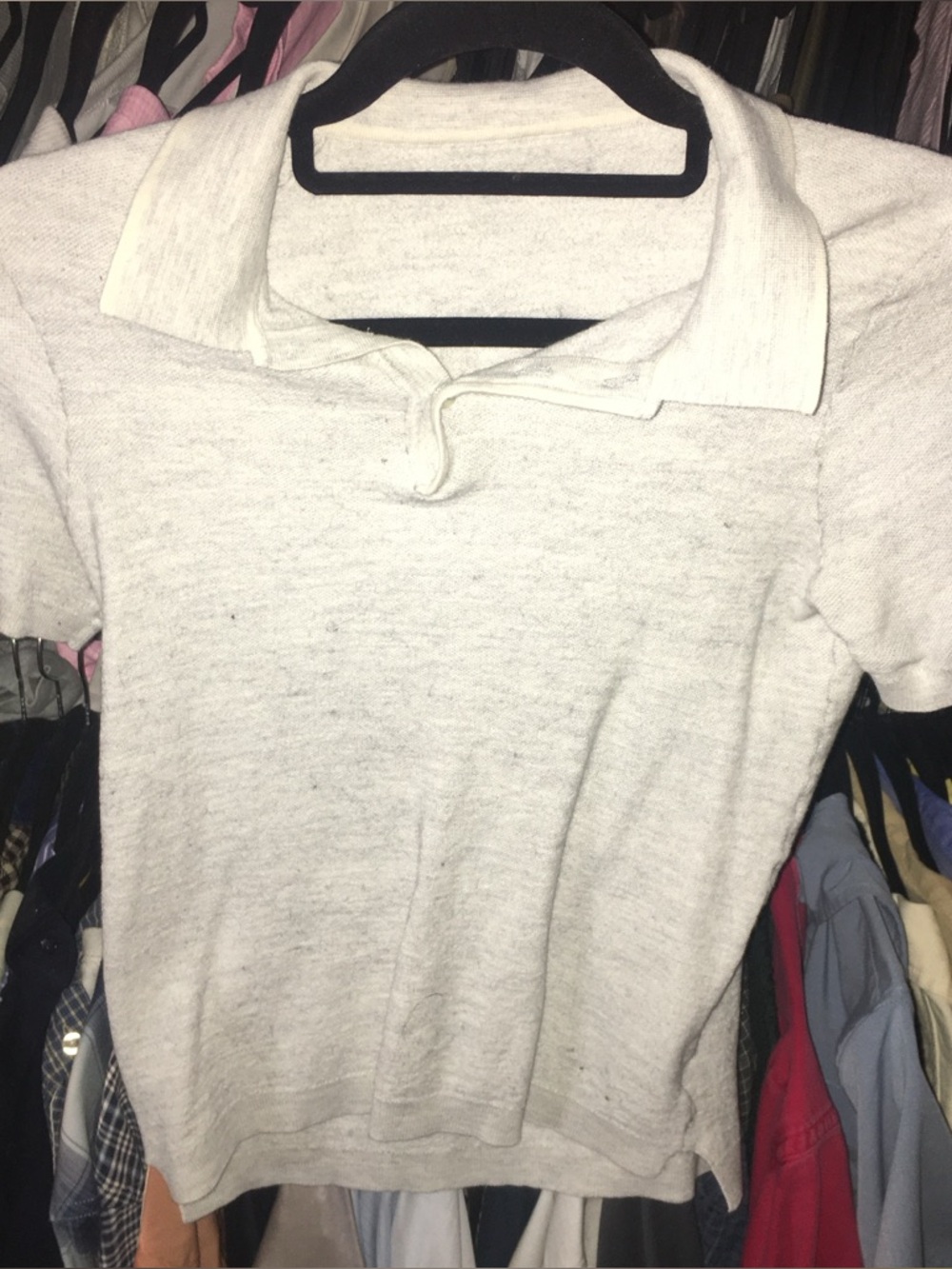 Collared Short Sleeve Button Up